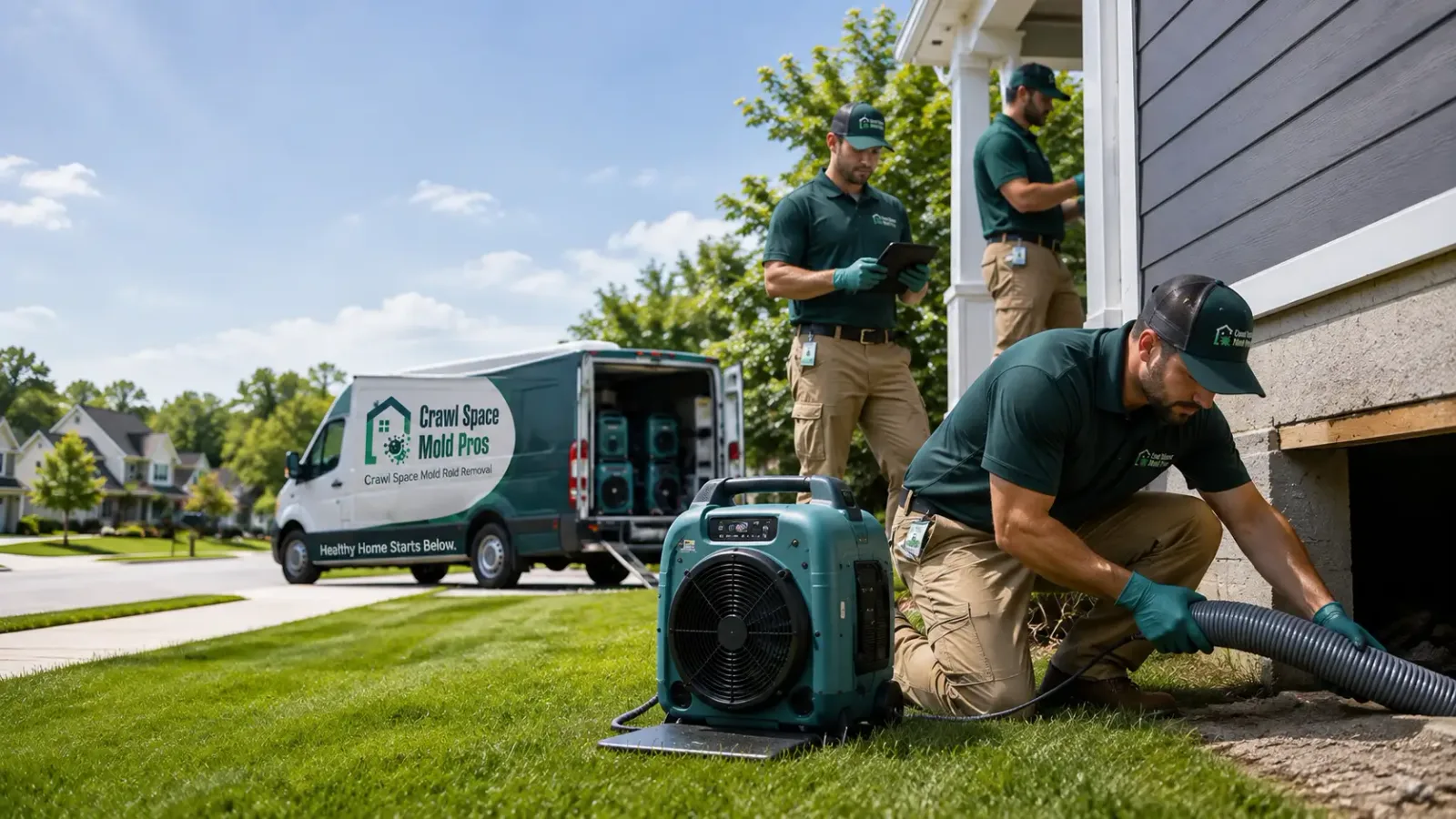 Crawl Space Mold Removal in Baltic, OH